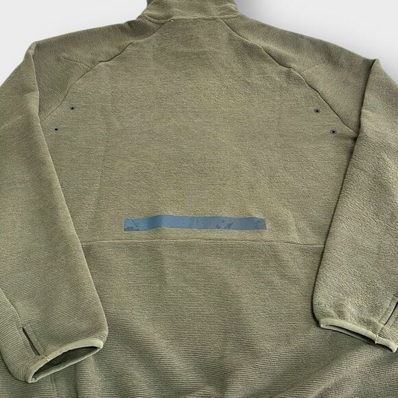 Nike Dri-FIT Running Division Pullover Olive Green Running Hoodie Mens size L - Picture 8 of 10